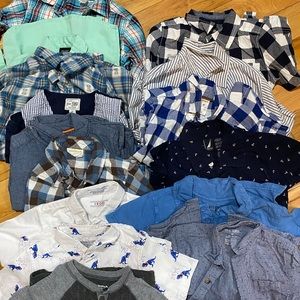 Lot of Boys button up shirts. 4t.